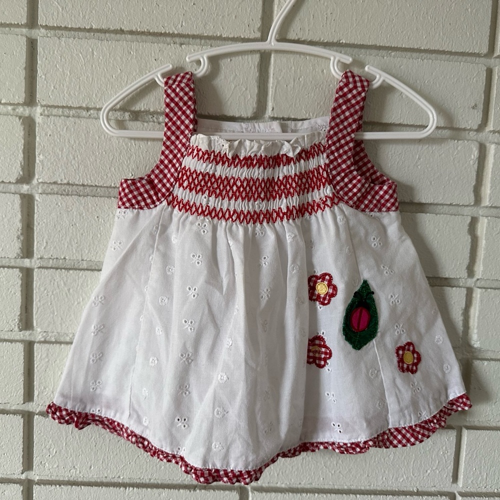 Vintage Embroidery Plains Pattern Dress